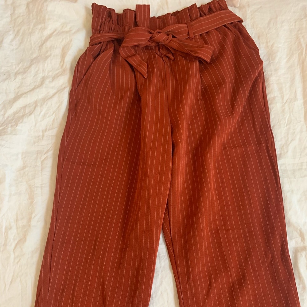 Pinstriped Trousers